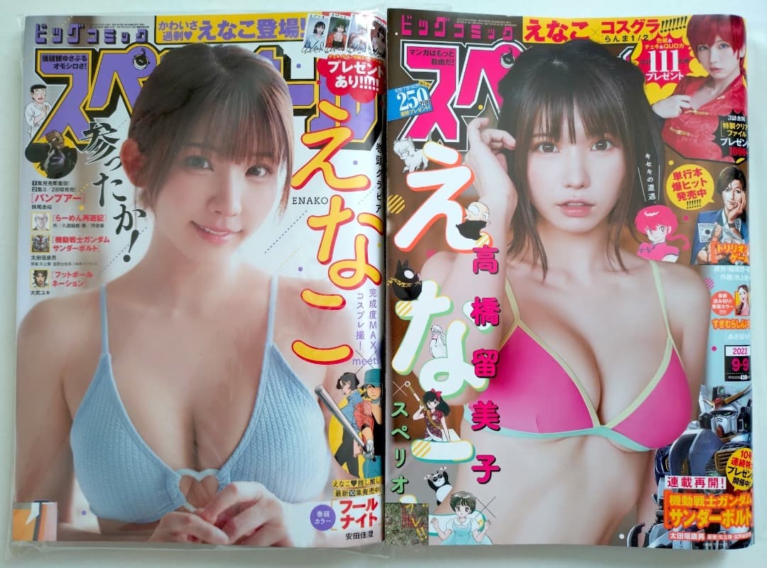 【えなこ ビッグコミックスペリオール 2冊・美品】えなこ x らんま1/2