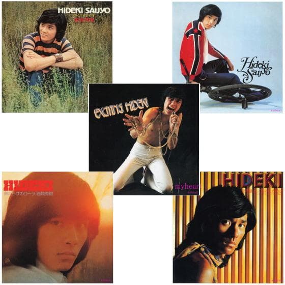 メルカリ市セール新品　西城秀樹 50周年記念 紙ジャケット復刻第一弾　CD5タ…