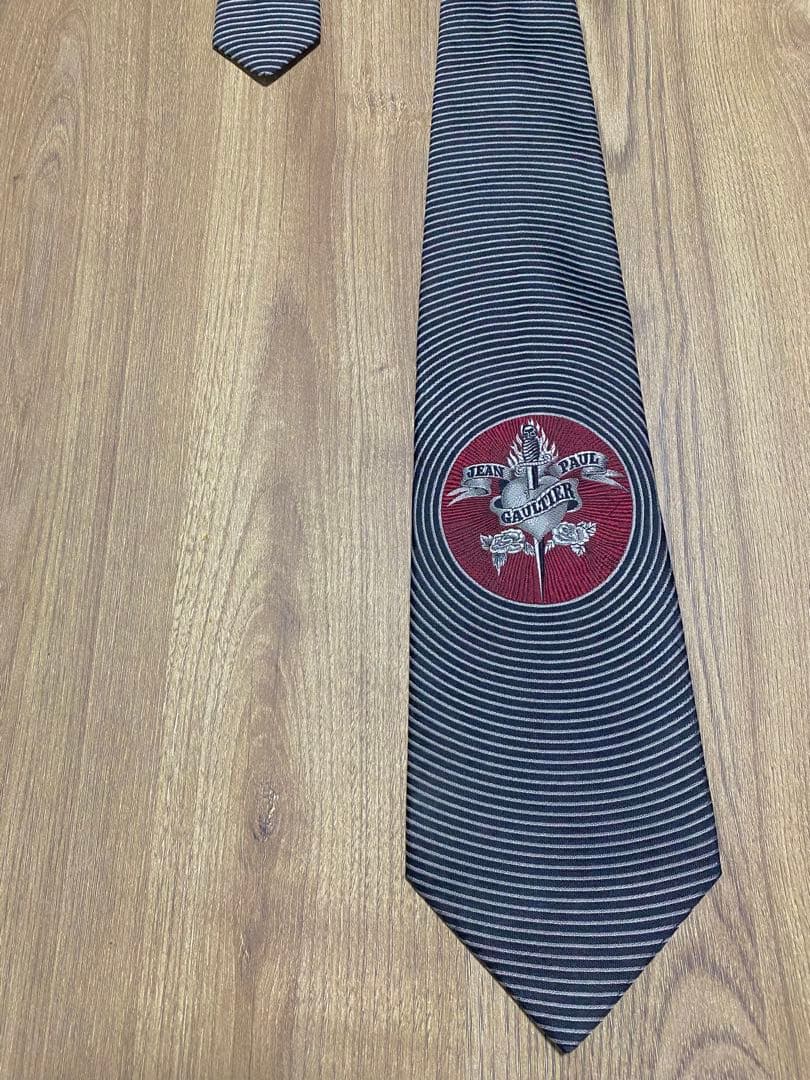 超希少 Jean Paul Gaultier シルク100%ネクタイ