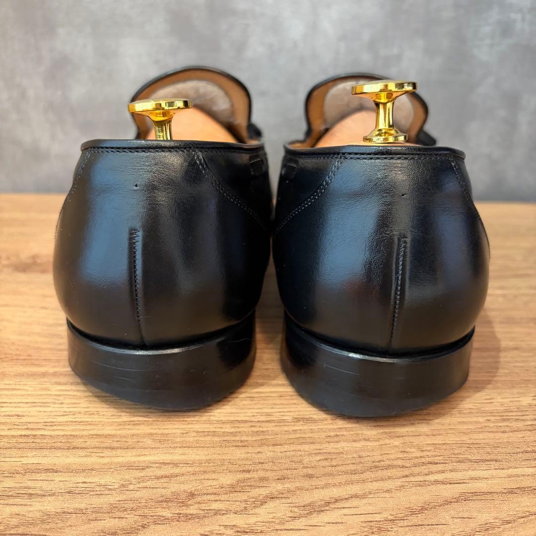 【美品】 スコッチグレイン ヴェント タッセルローファー ブラック 2261