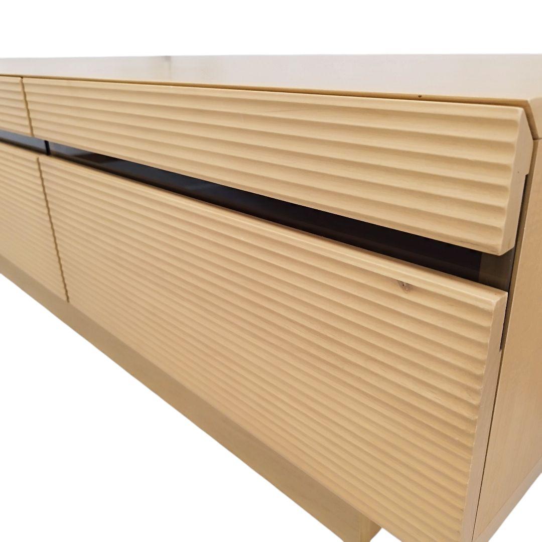 TVボード　木製　幅210cm　ロータイプ　アルダー 無垢　ナチュラル