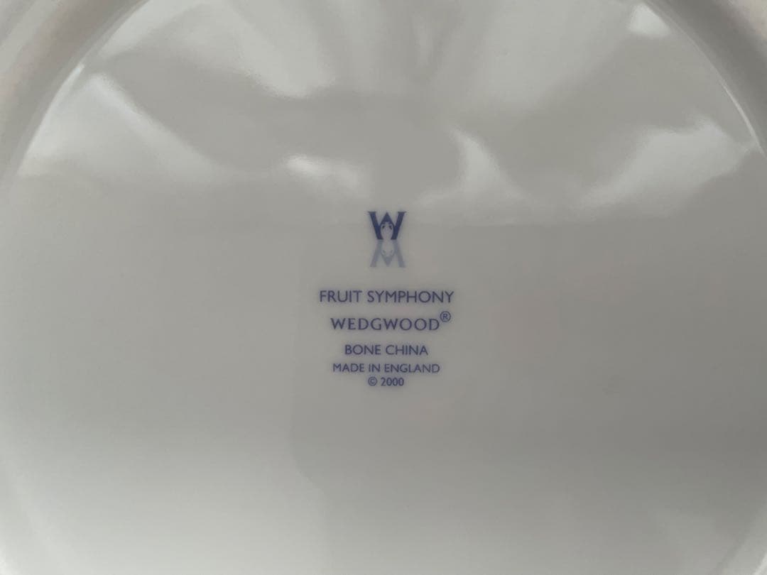  フルーツシンフォニー　パスタ皿とディナープレート各2枚セット