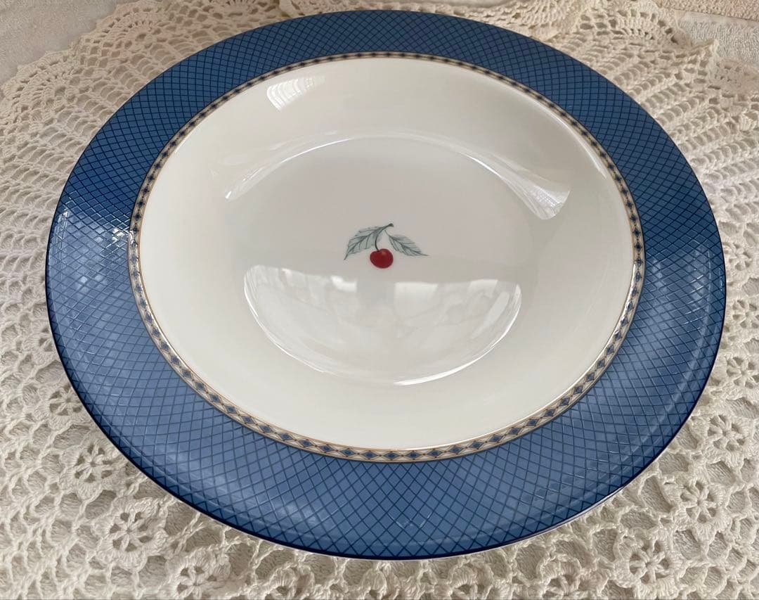  フルーツシンフォニー　パスタ皿とディナープレート各2枚セット