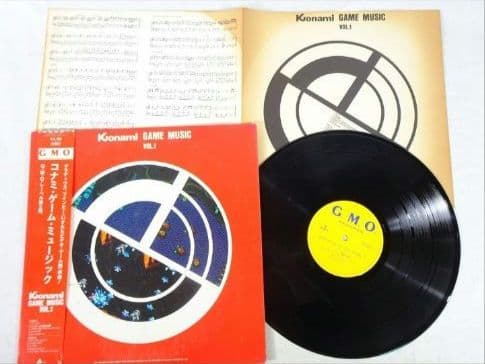 コナミ、ファミコン/『ゲーム・ミュージック』２枚まとめて 帯付き