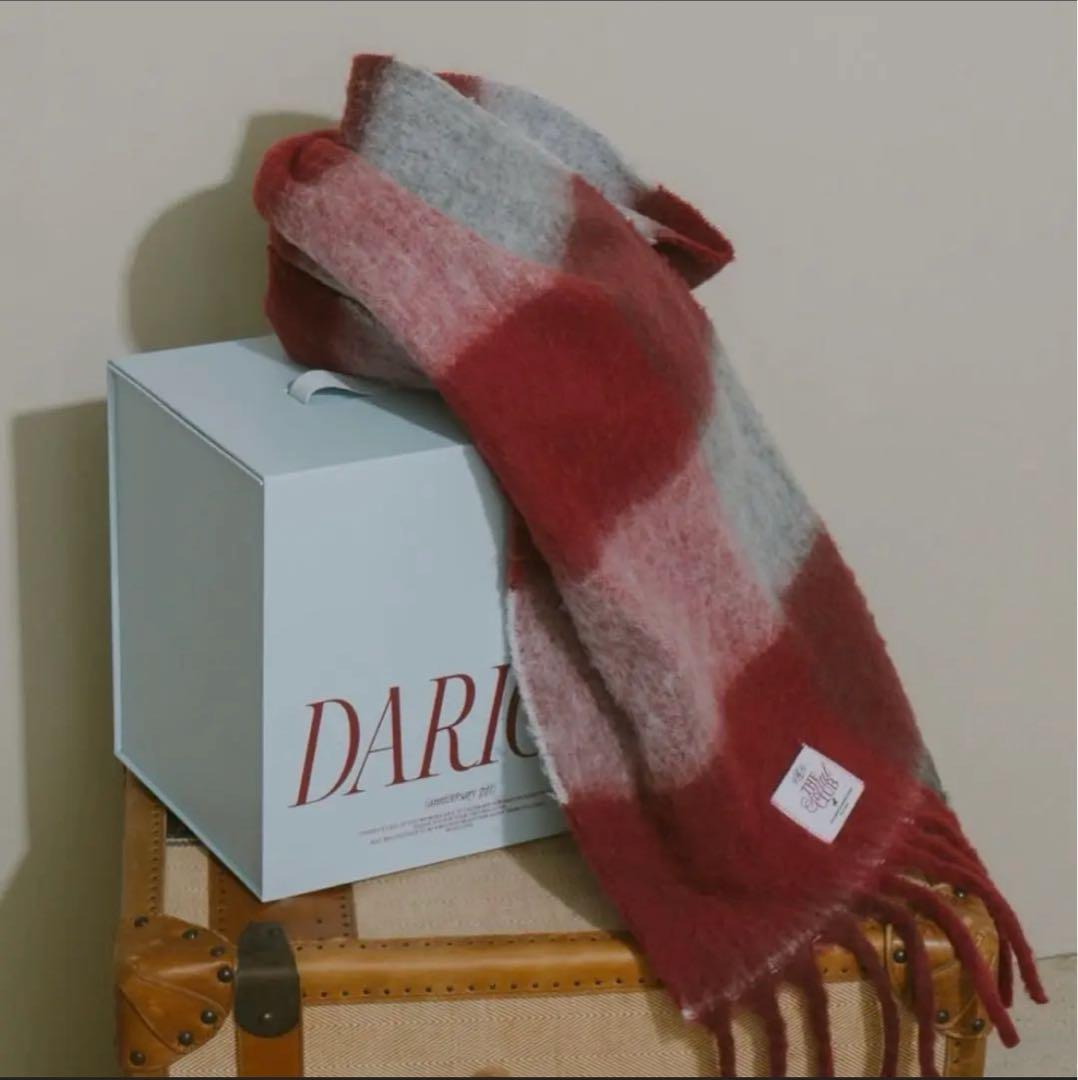 Darich ダーリッチ 名古屋6周年 ノベルティ チェックボリュームマフラー