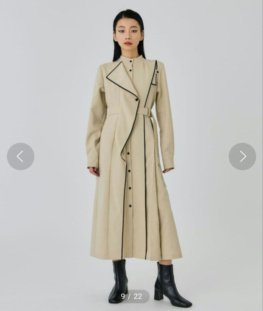 美品＊ユナイテッドトウキョウ　カールパイピングレイヤードワンピース　M　3.5万