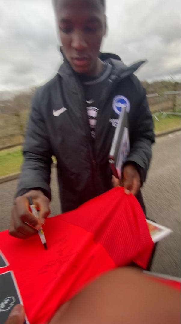 2022/23 ブライトン　アウェイユニ　サイン入り