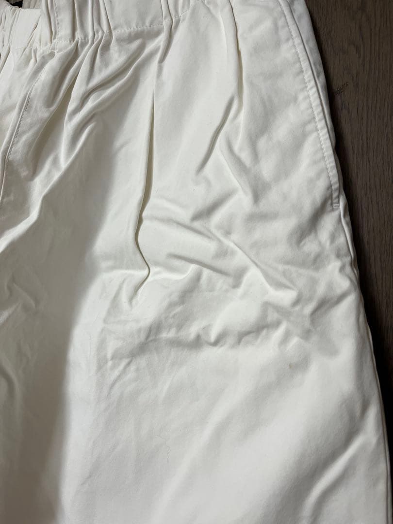 かぐれ　コットンクロップドパンツ　ホワイト