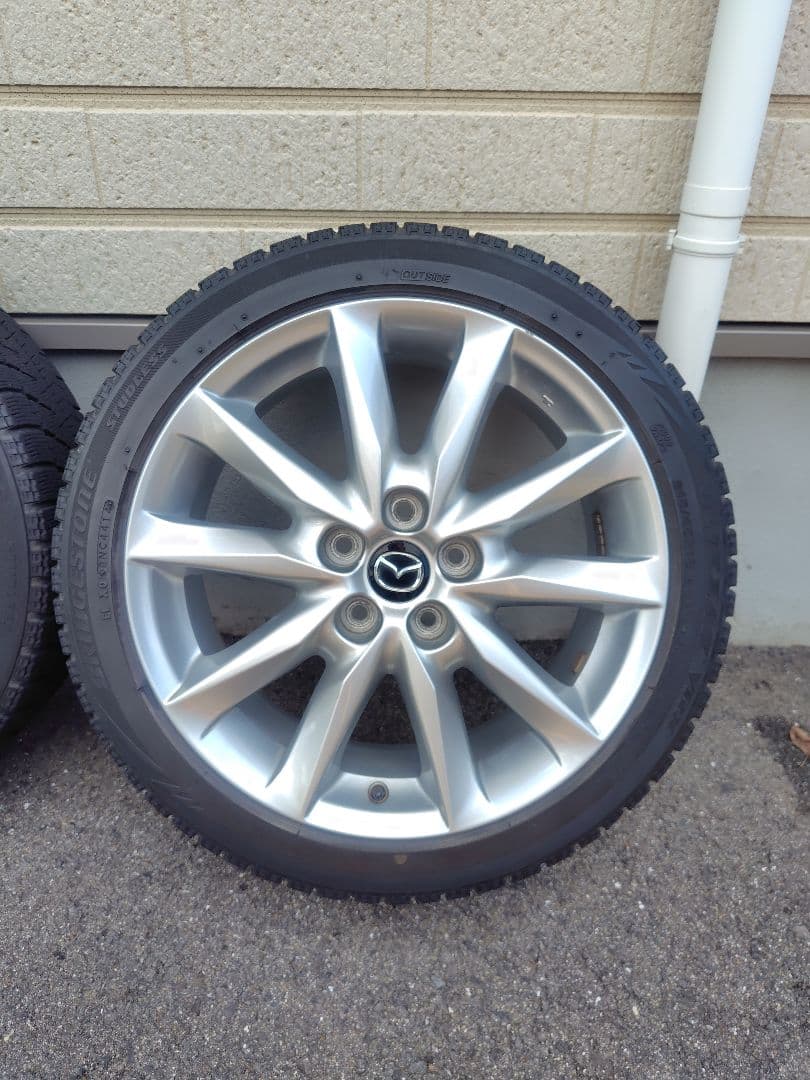 BM　アクセラ　純正　18インチ　ホイール　ブリザックVRX付