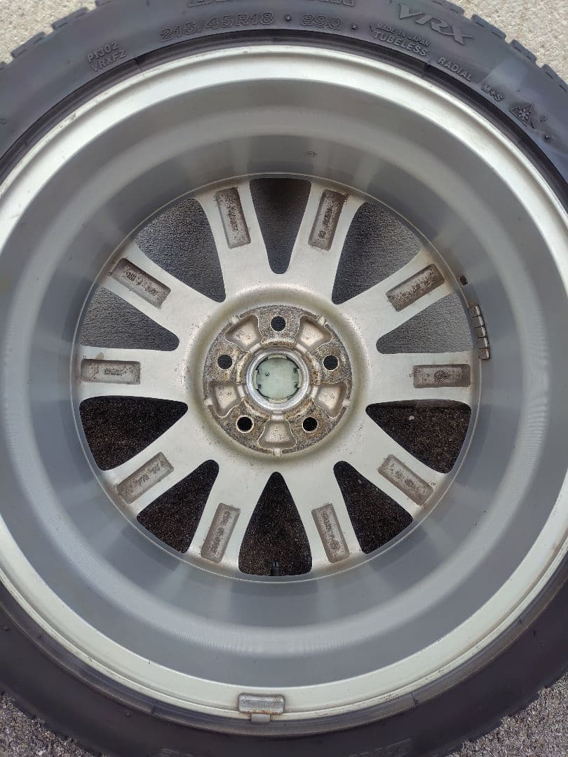 BM　アクセラ　純正　18インチ　ホイール　ブリザックVRX付