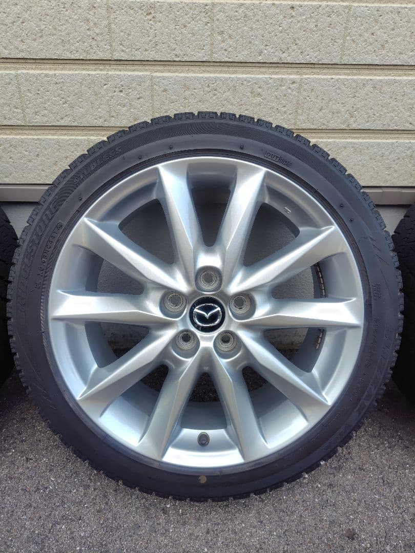 BM　アクセラ　純正　18インチ　ホイール　ブリザックVRX付