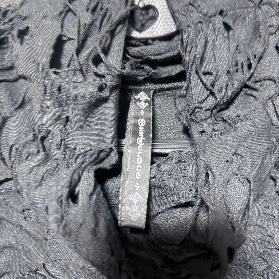 ozz croce ダメージタートルカットソー