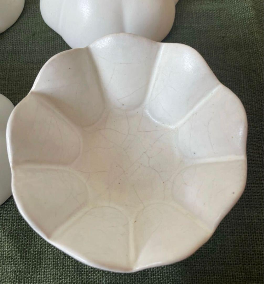 安藤雅信 朝顔小鉢 ミルクピッチャー 銀皿 他