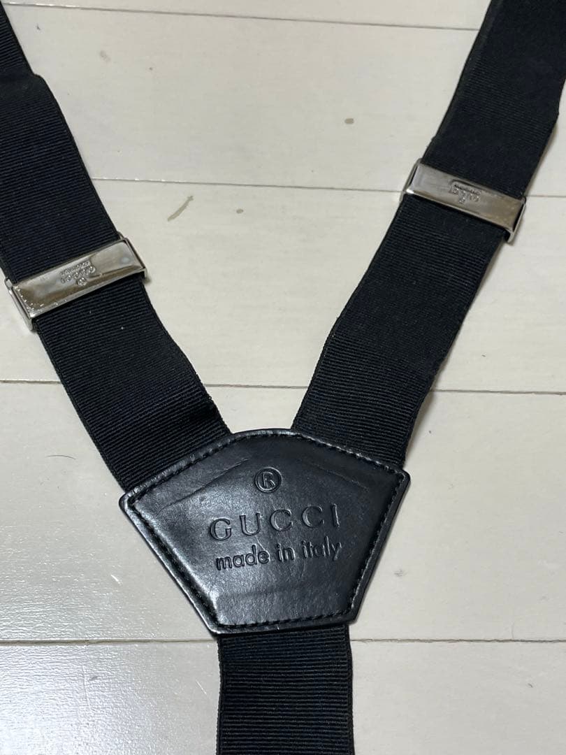 GUCCI グッチ　サスペンダー