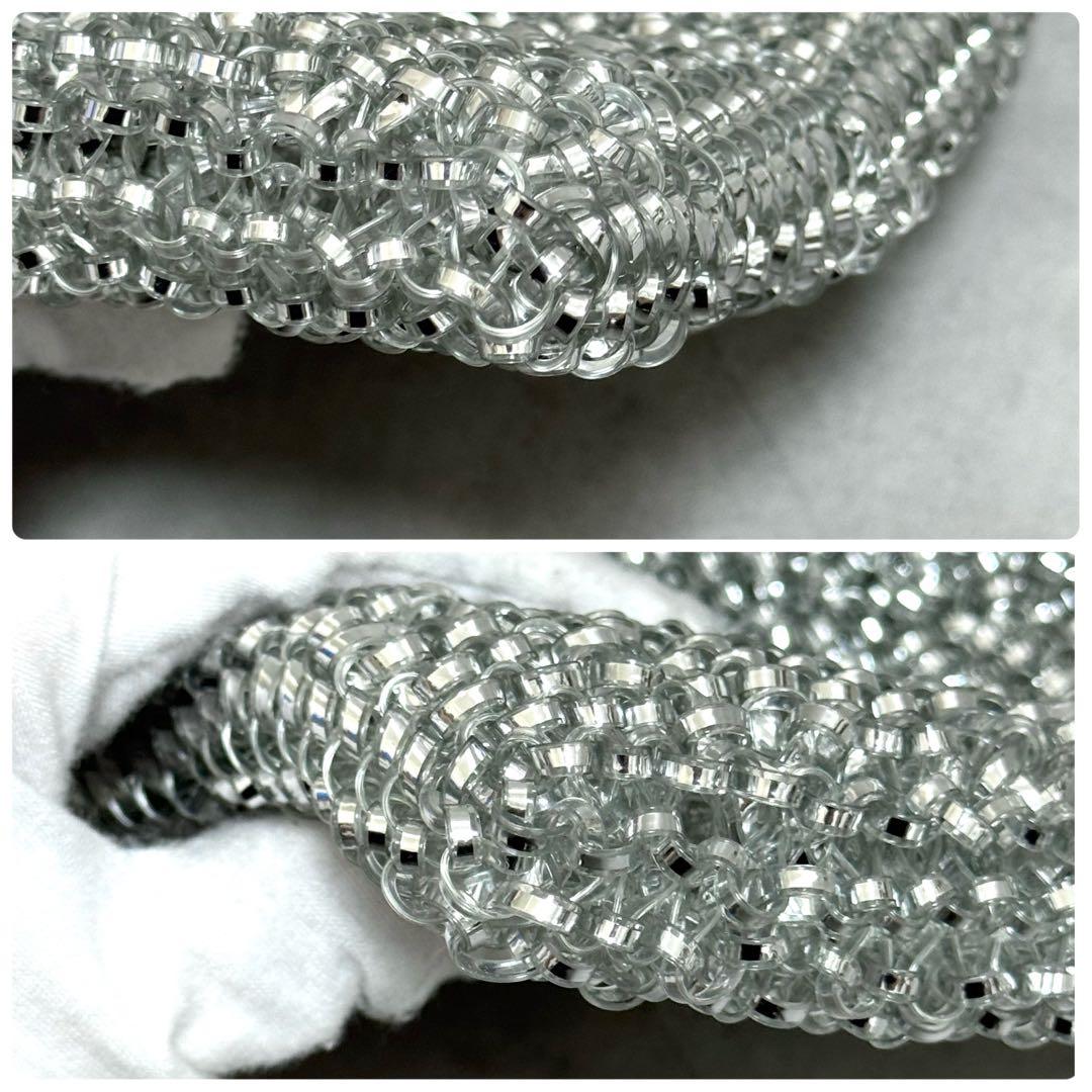 美品 アンテプリマ ミニアトゥーラ シルバー チェーン スクエア ワイヤーバッグ