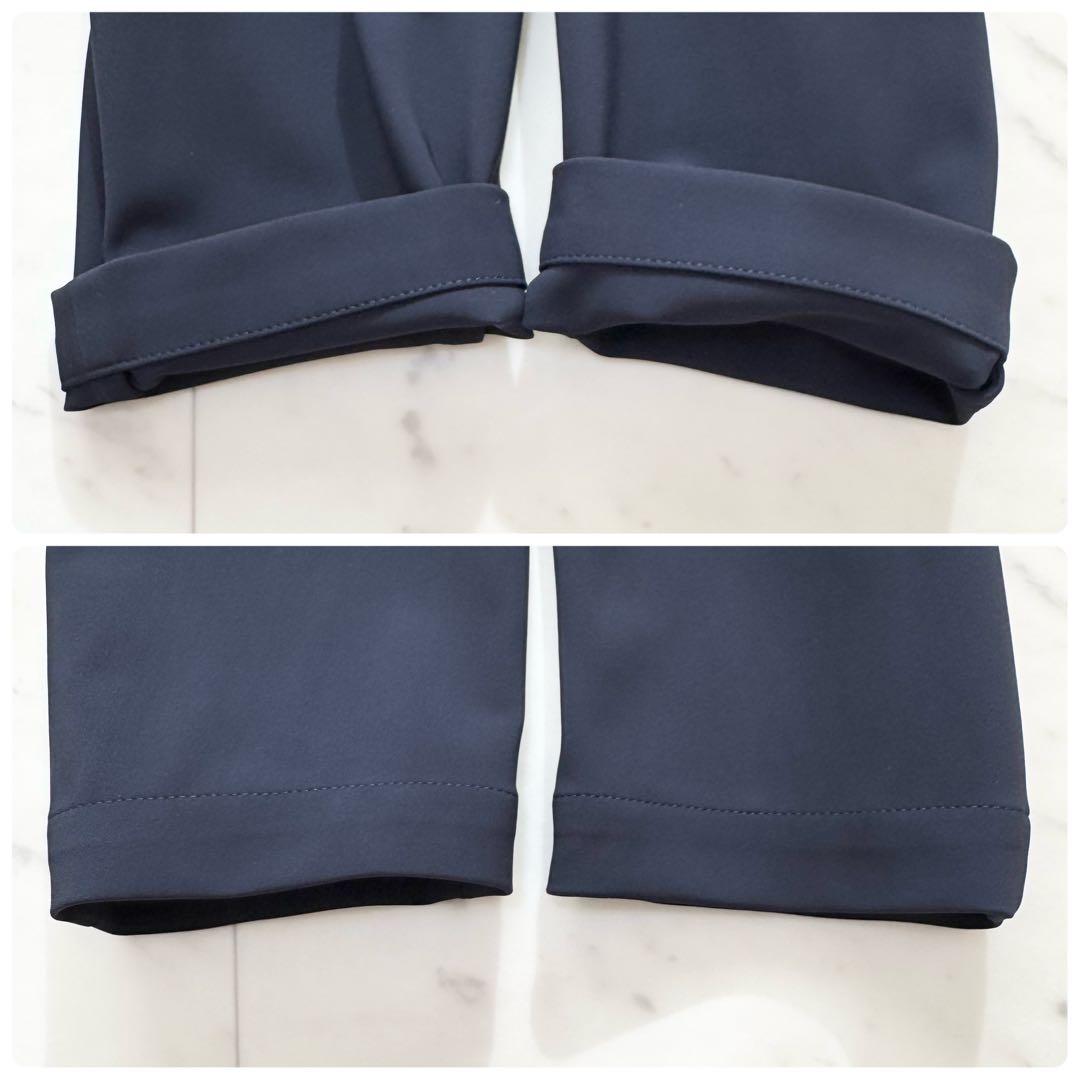 【美品】Theory セオリー トラベルスーツ ジャージー ビジネス ネイビー