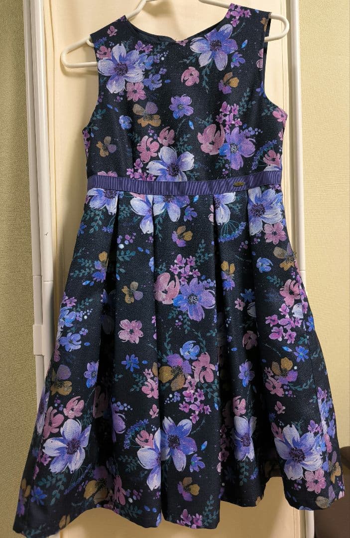 ANNA SUI Mini 花柄ノースリーブワンピース 150cm