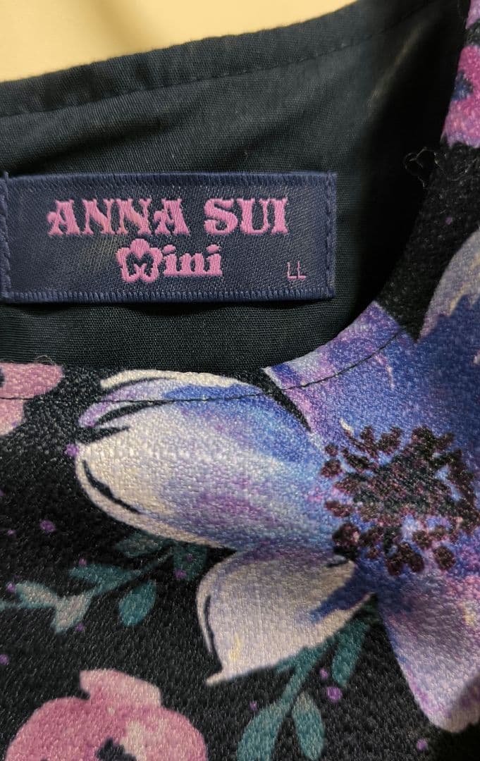 ANNA SUI Mini 花柄ノースリーブワンピース 150cm