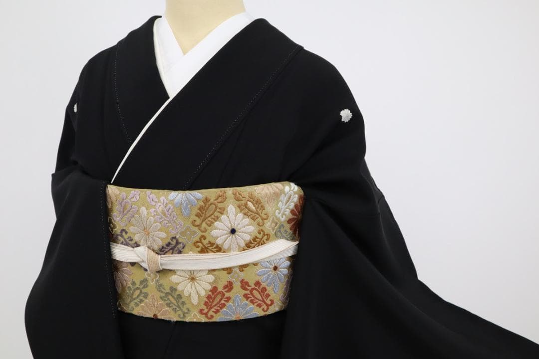 《ひろ★裄直し＋紋の入れ替＋黒留袖羽田登喜男松竹梅におしどりDB12-1》