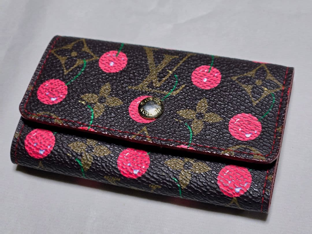 市丸さま専用Louis Vuitton 村上隆 チェリー 6連キーケース 廃盤