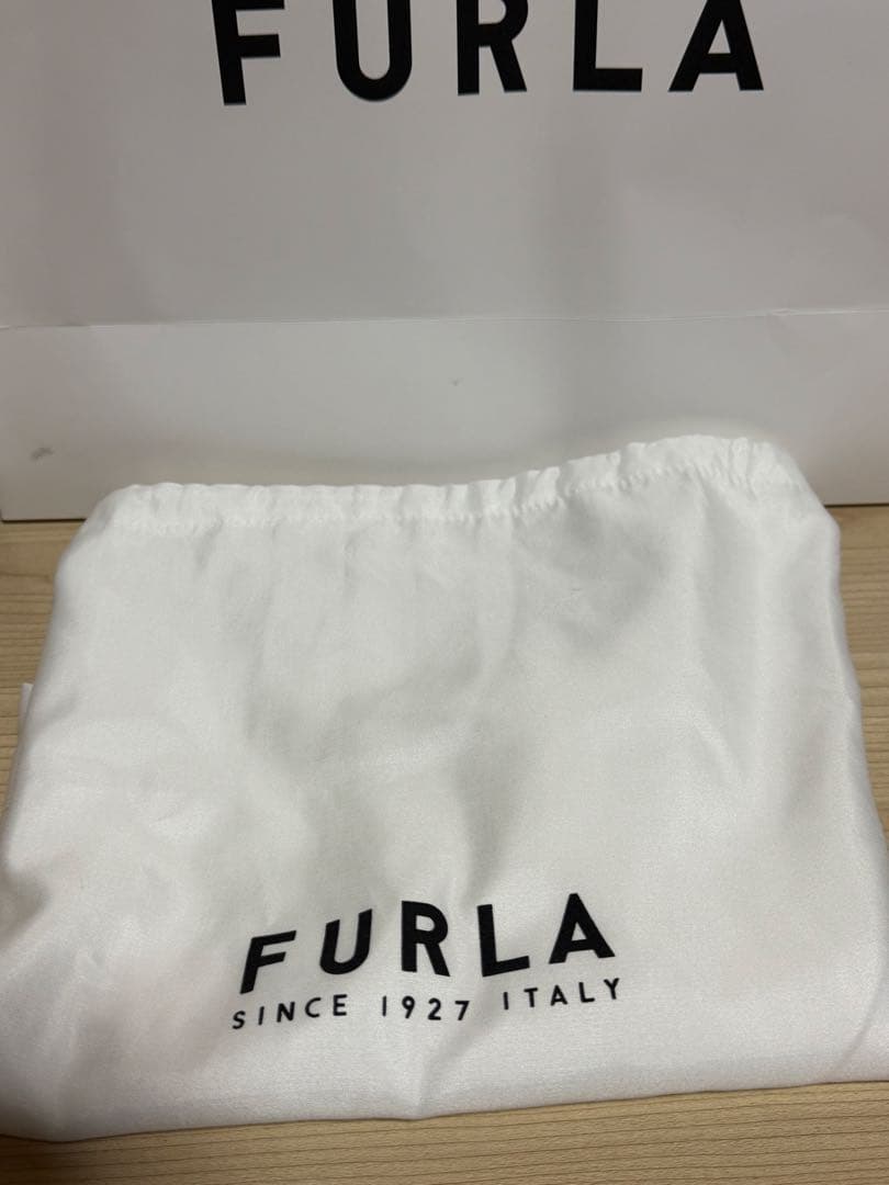 夏恋[未使用]FURLA ショルダーバッグ ミネルヴァＬバイカラー