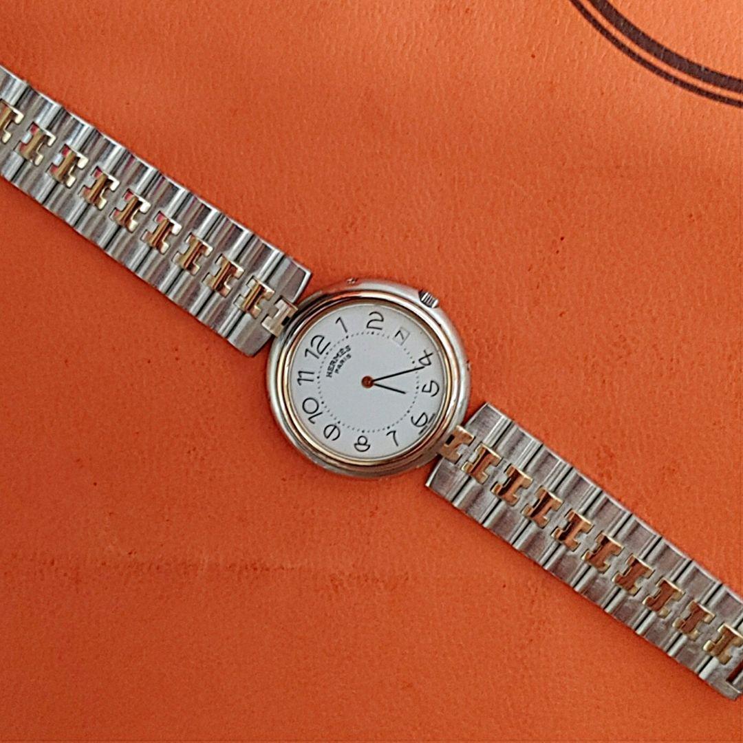 エルメス時計/極極極美品プロフィール/新品仕上げ正常稼働品/メンズサイズ