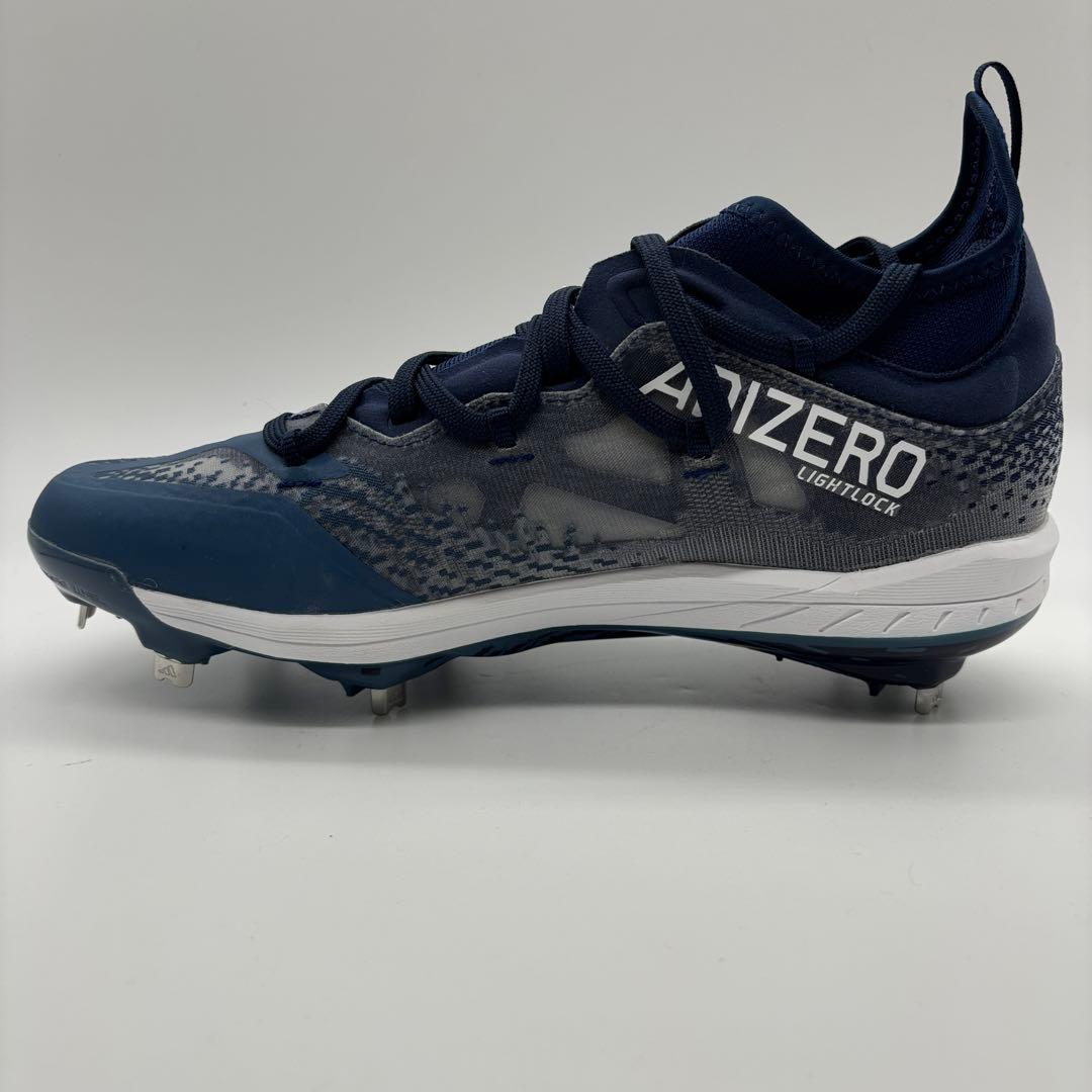 adidas 野球 スパイク ネイビー 紺 金具 27.5㎝ ミドルカット