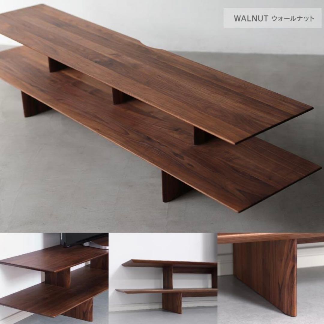 ほぼ新品 関家具 リッジライン ウォールナット テレビボード 180cm
