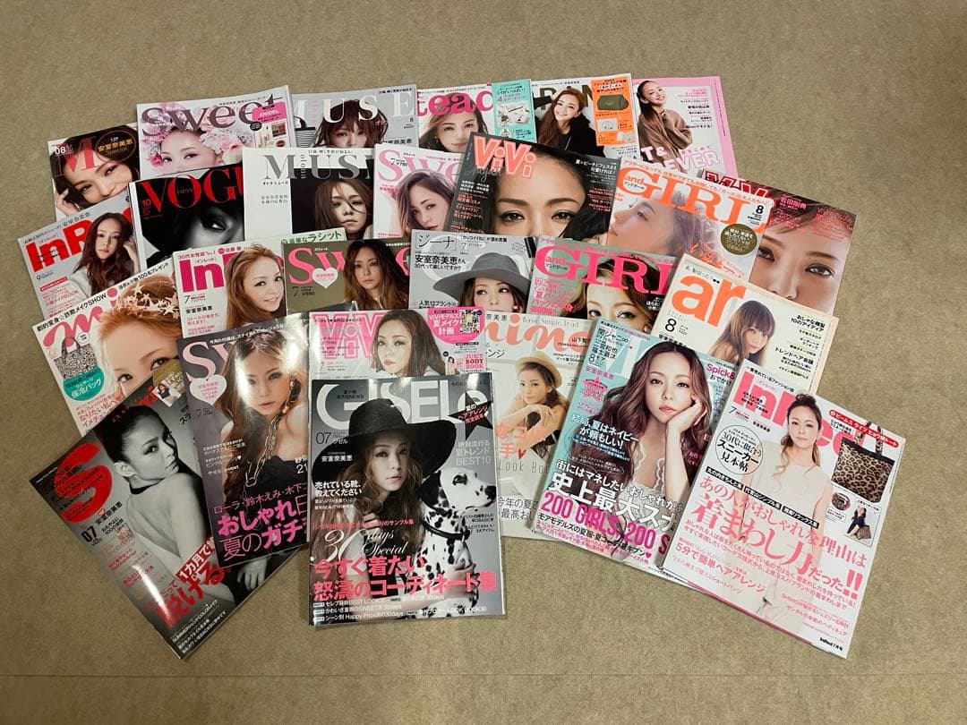 安室奈美恵表紙雑誌　26冊バラ売り不可