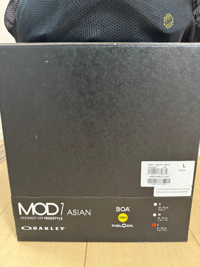 MOD1 ASIAN ヘルメット Lサイズ マットブラック