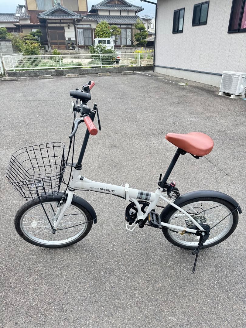 MY PALLAS マイパラス折りたたみ自転車 ホワイト