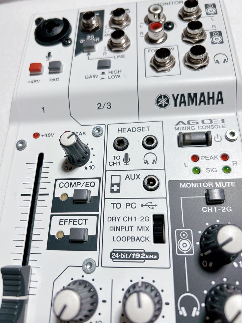 YAMAHA AG03 オーディオインターフェース ミキサー 動作良好