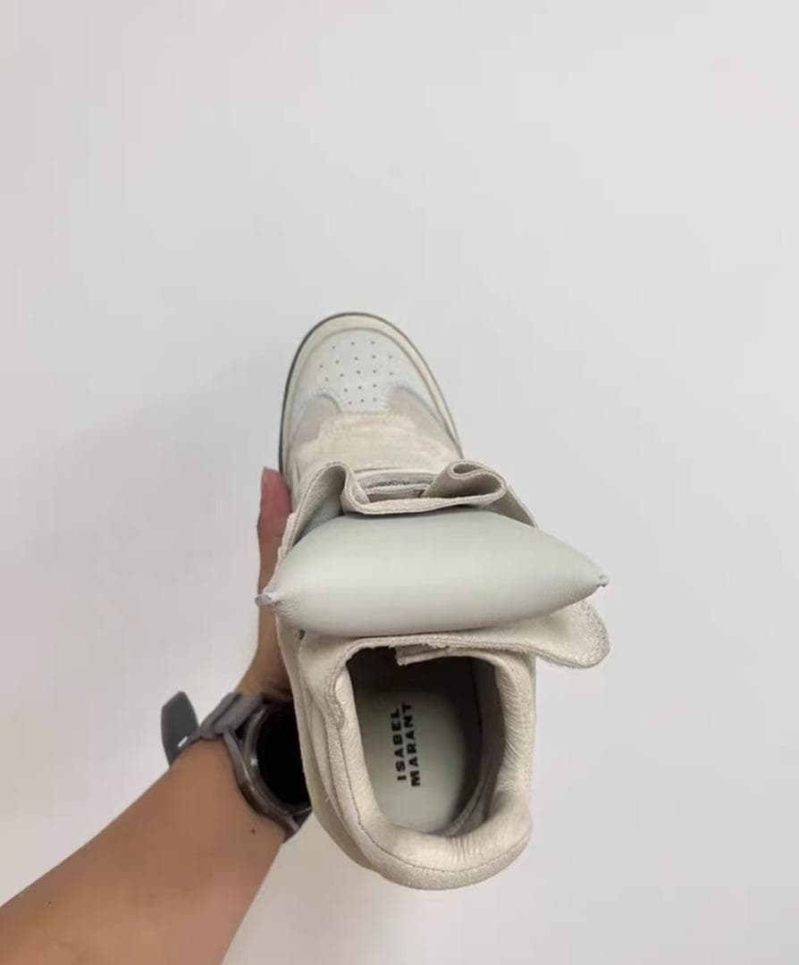 ISABEL MARANT ハイカットスニーカー ホワイト 37サイズ