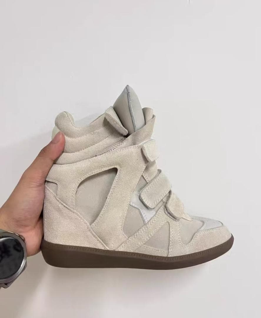 ISABEL MARANT ハイカットスニーカー ホワイト 37サイズ