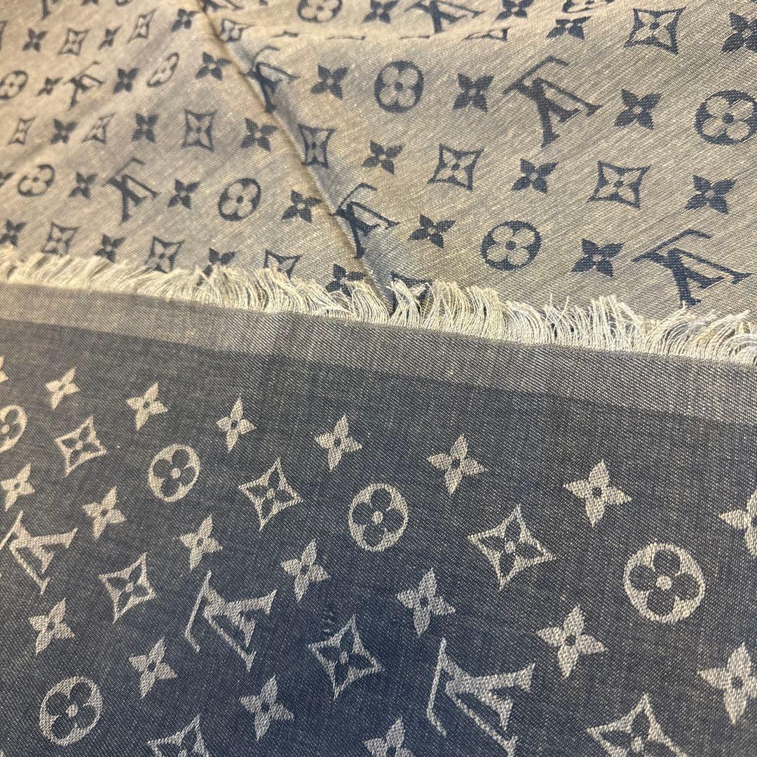 極美品LOUIS VUITTON】 モノグラムエッセンシャル ストール