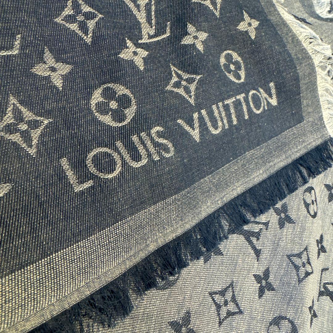 極美品LOUIS VUITTON】 モノグラムエッセンシャル ストール