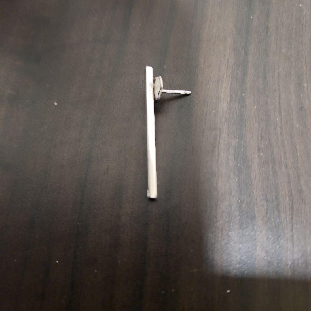 セリーヌCELINEシルバー ストレートバー 片耳用ピアス