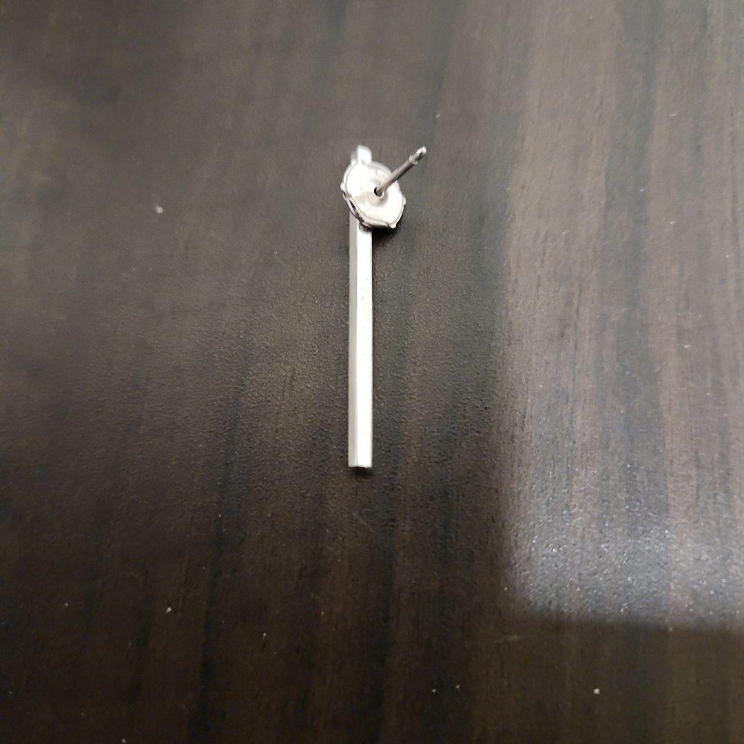 セリーヌCELINEシルバー ストレートバー 片耳用ピアス