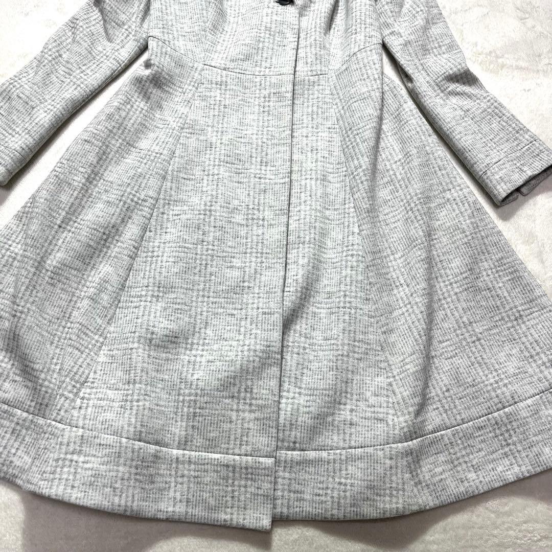 【美品】kay me ケイミー グレンチェック チェスターコート 7 希少レア