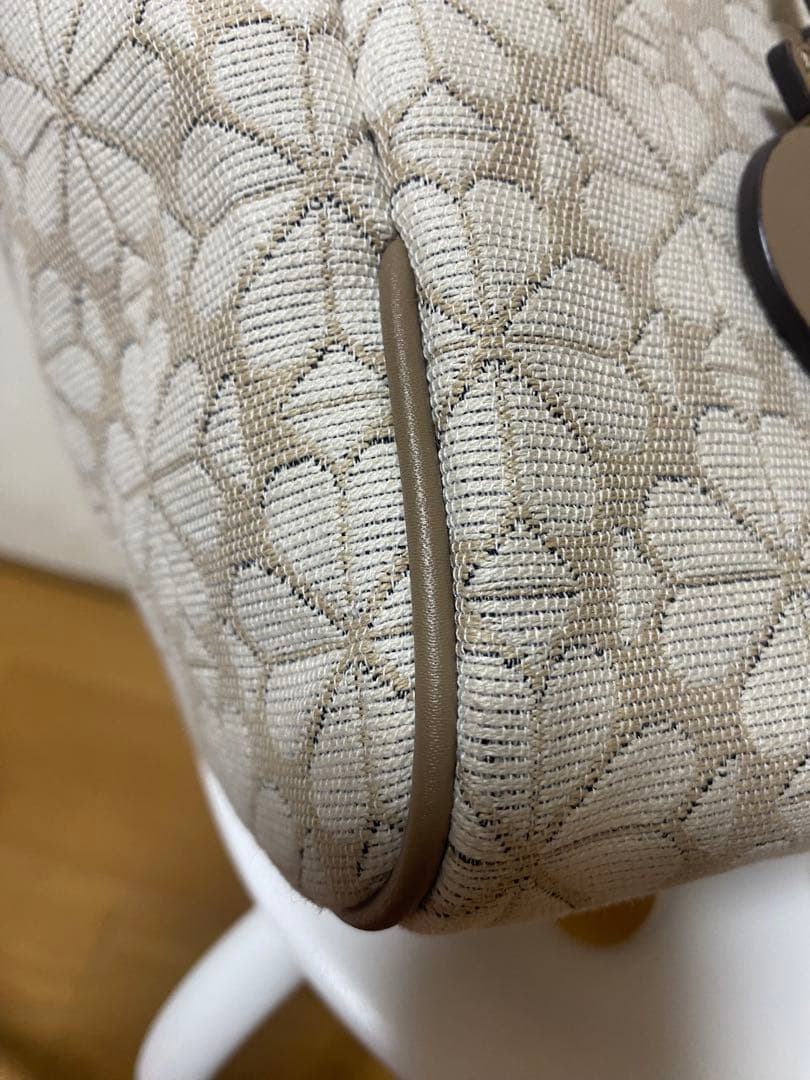 ケイトスペード　ジャガード　トートバッグ