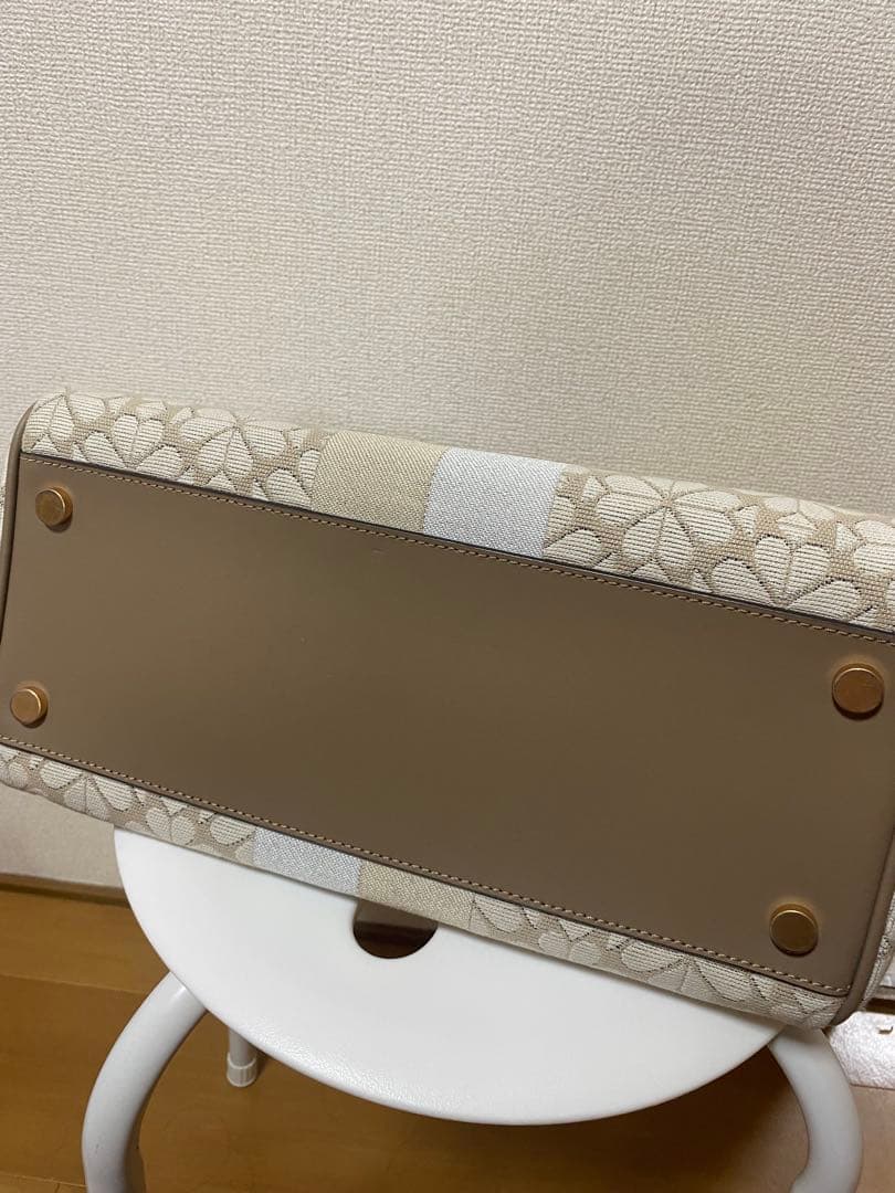 ケイトスペード　ジャガード　トートバッグ