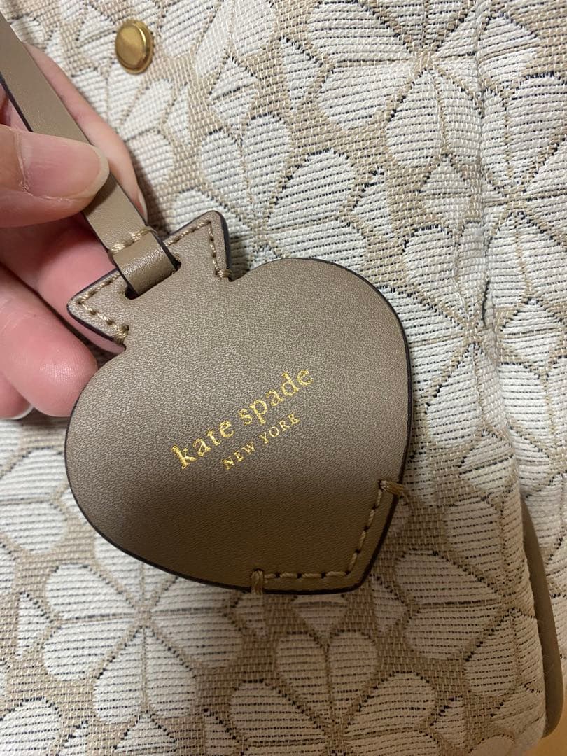 ケイトスペード　ジャガード　トートバッグ