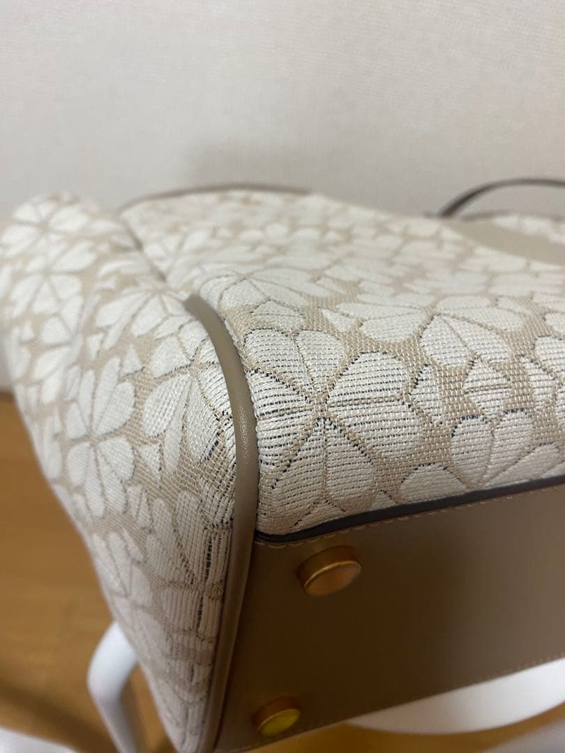 ケイトスペード　ジャガード　トートバッグ