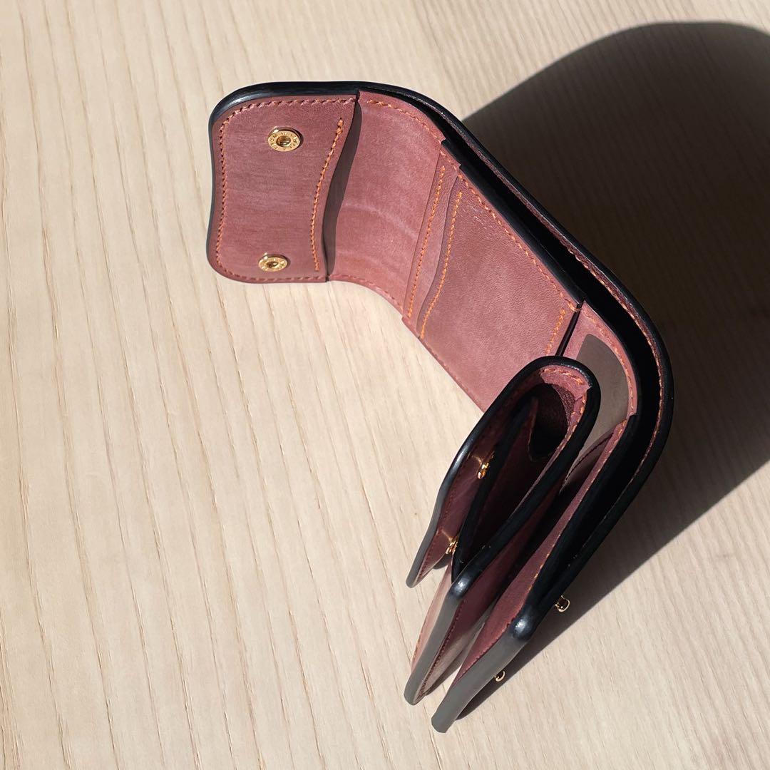 【在庫一掃セール】3つ折り財布 コードバン ブライドルレザー