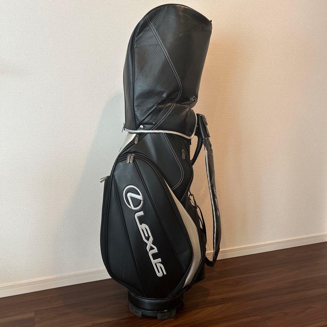 【正規品】LEXUS レクサス　キャディバッグ ブラック　おまけ付き