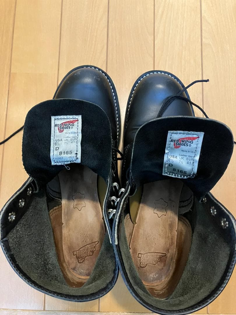 RED WING レッドウィング 8165 プレーントゥ 8½D