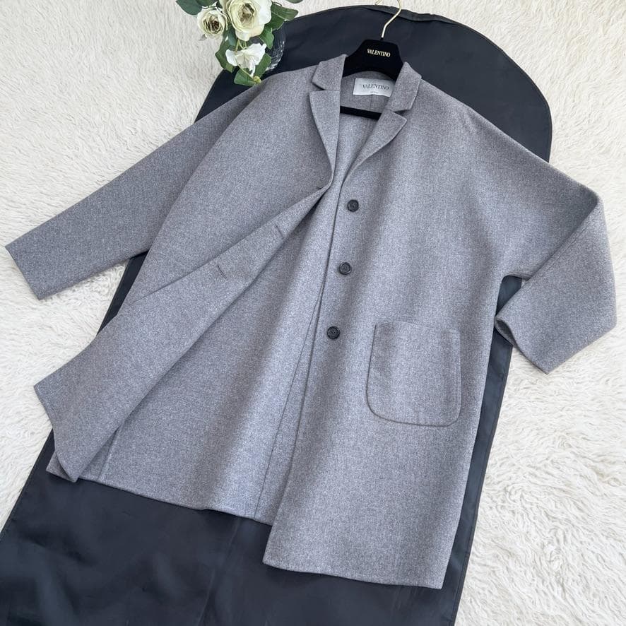 美品★VALENTINO最高級ライン★ダブルフェイス★コート