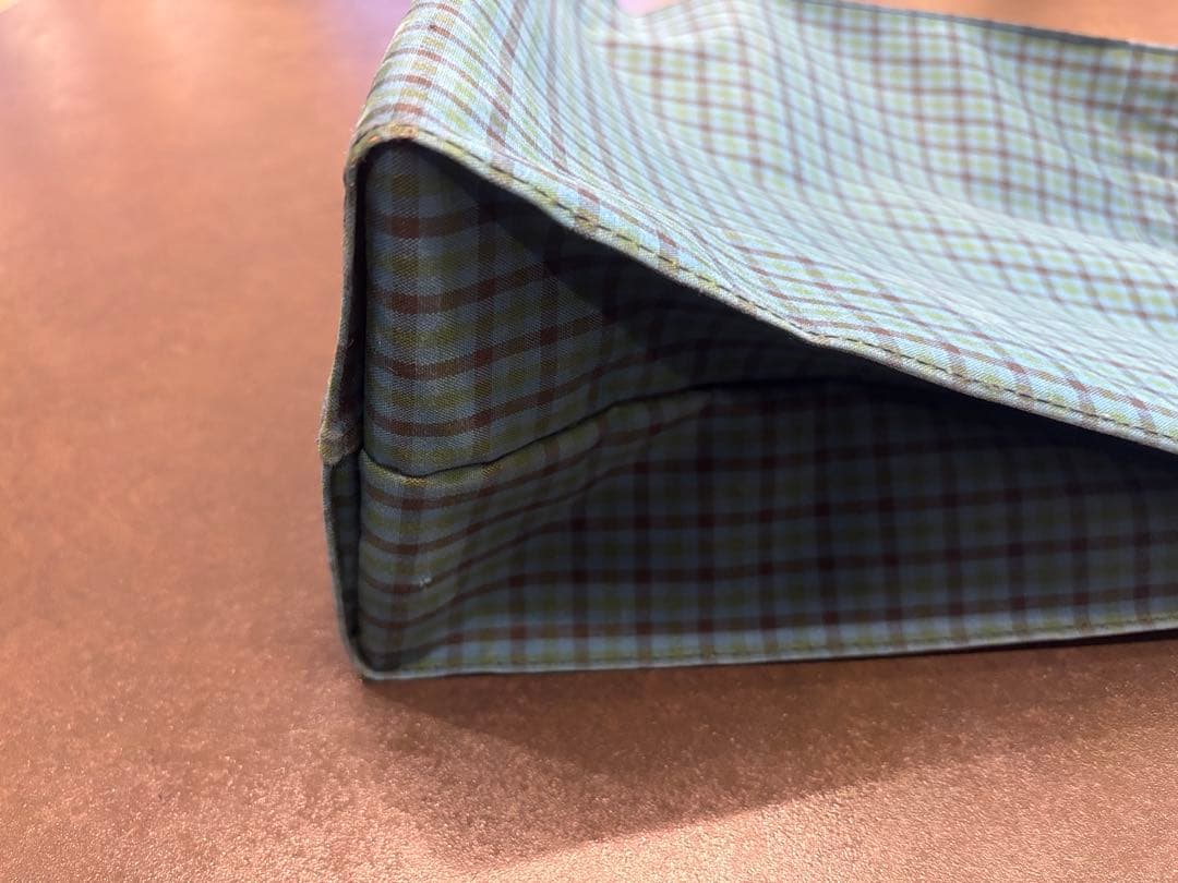 ファミリア　familiar チェック　レッスンバック