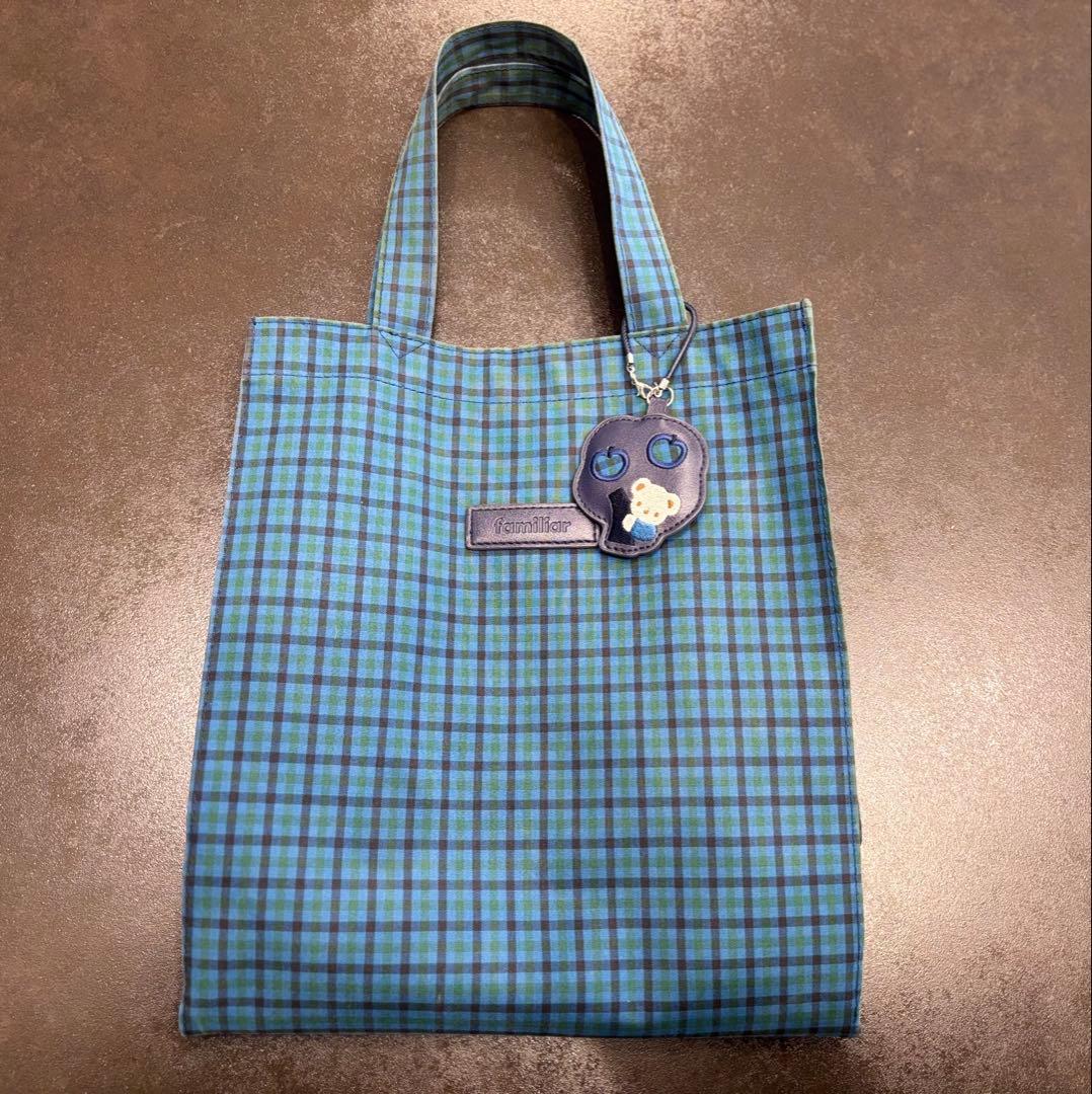 ファミリア　familiar チェック　レッスンバック