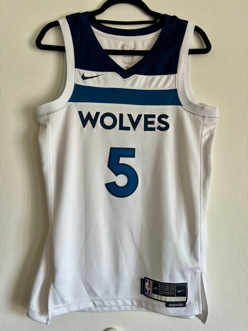 バスケ NBA ティンバーウルブズ　アンソニー・エドワーズ　ユニフォーム